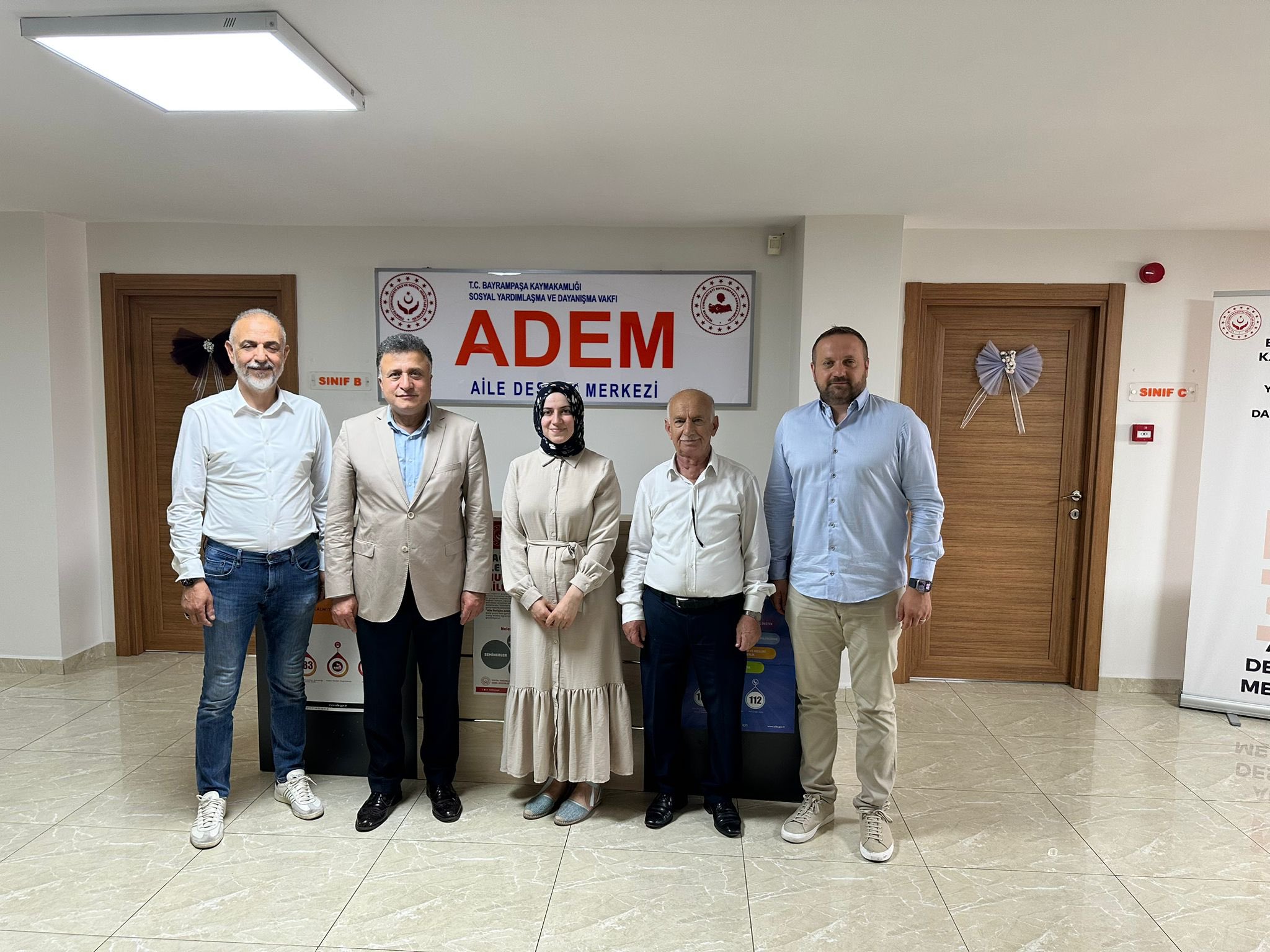 ADEM Aile Destek Merkezi’ni ziyaret ettik.