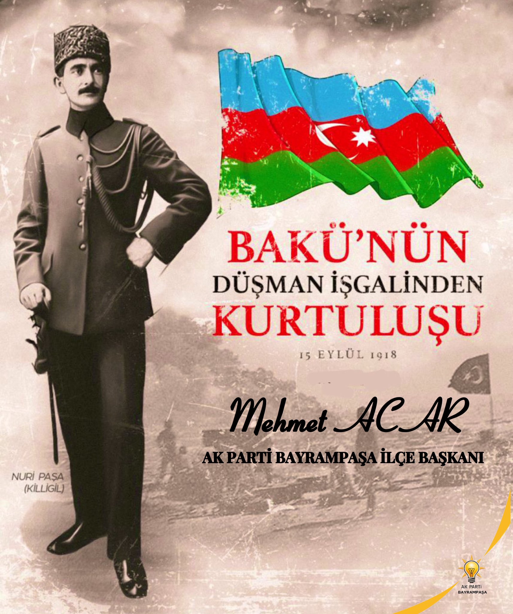 Türkiye-Azerbaycan kardeşliğinin temellerinin atıldığı o kutlu zaferin 107. yıl dönümü...