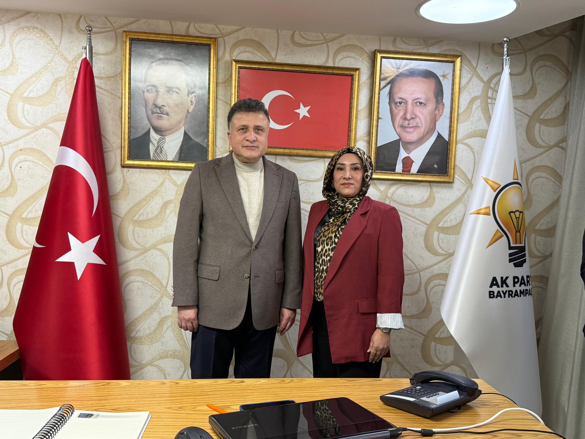 Yenidoğan Mahallesi Muhtar Adayı Özlem Demir’den İlçe Başkanlığına Ziyaret