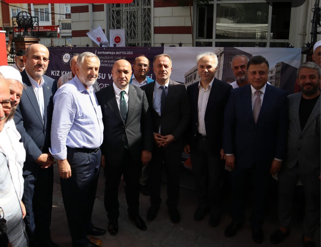 Terazidere Kuran Kursu’nun temel atma töreni.