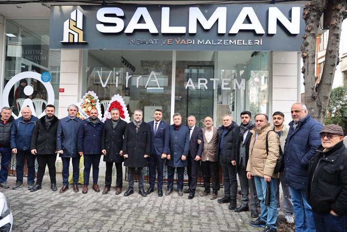 Meclis Üyemiz Sayın Murat Salman’ın  iş yerinin açılışına katılı sağladık