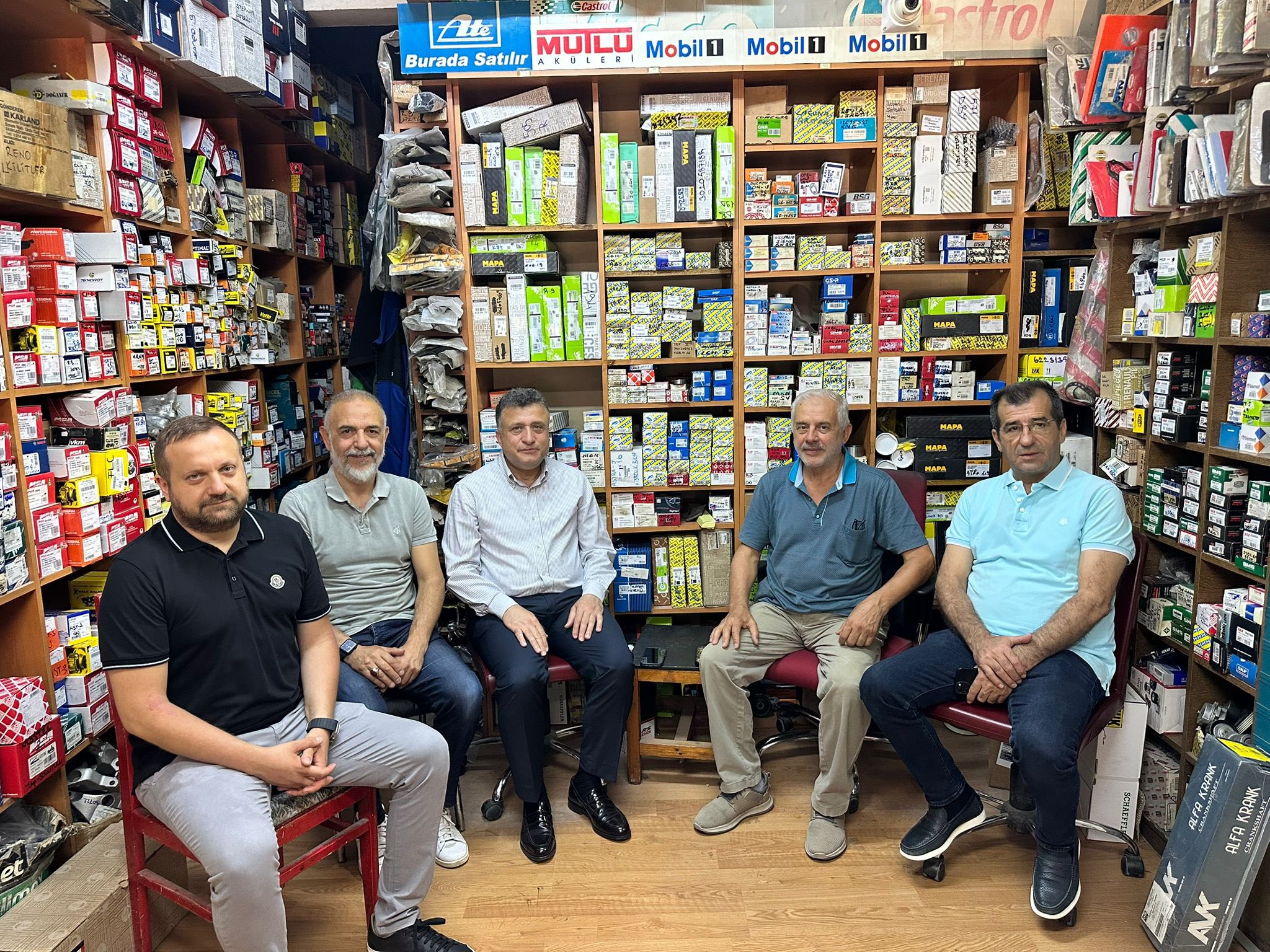 Kurucu üyemiz Sabri Kahveci’yi ziyaret ettik.