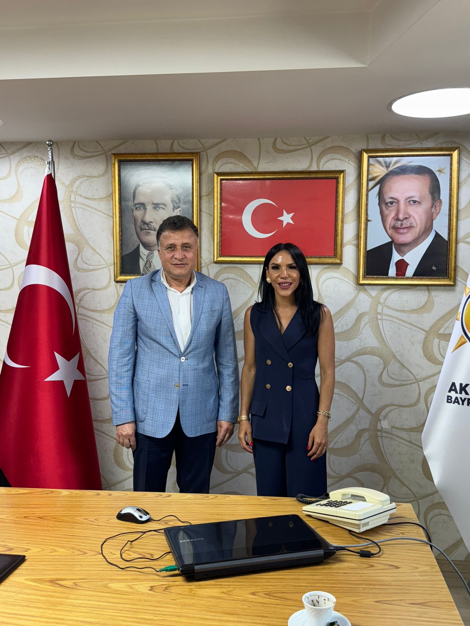 Berberler ve Kuaförler Esnaf Odası'ndan hayırlı olsun ziyareti..