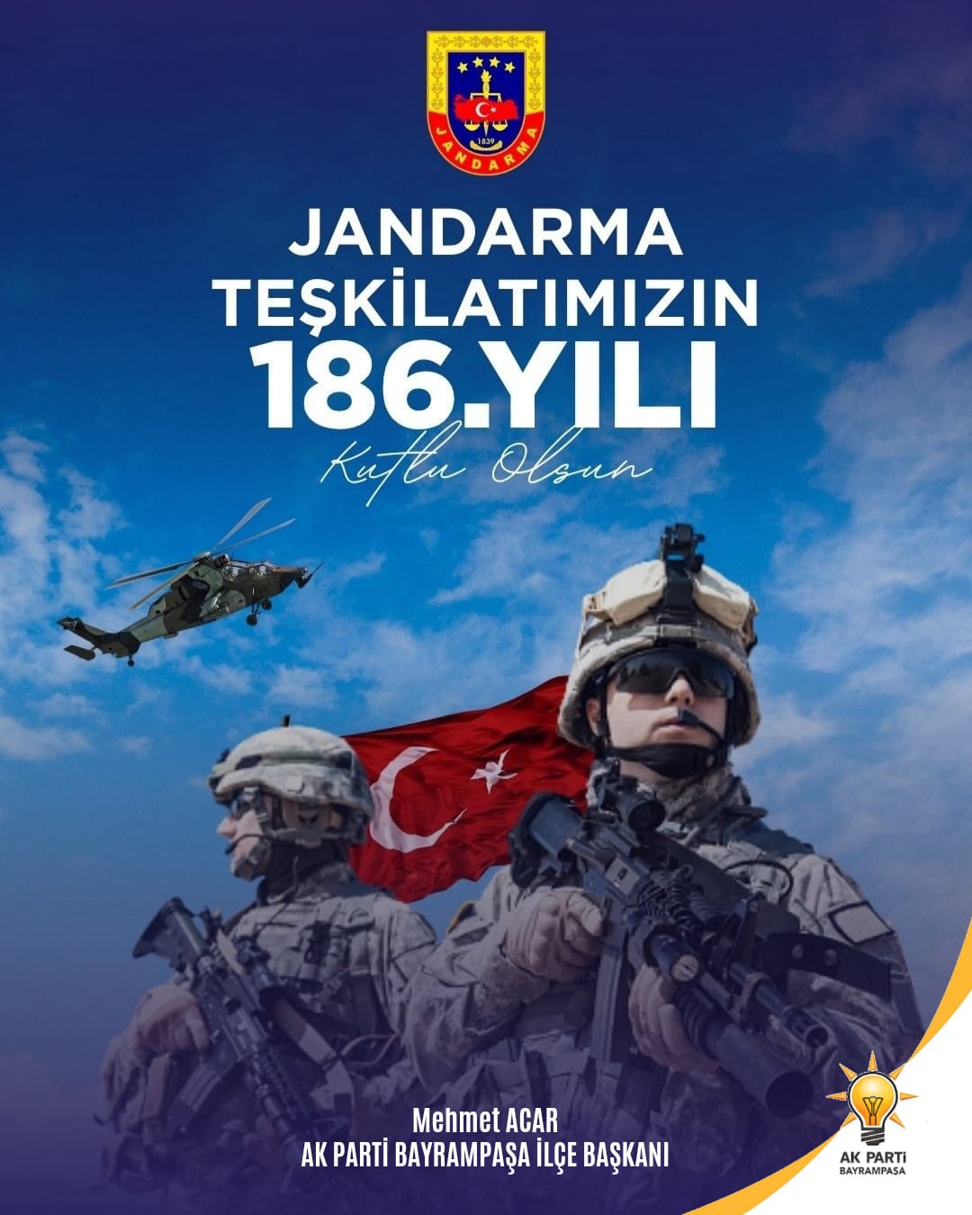 Jandarma Teşkilatımızın 186. yılında!