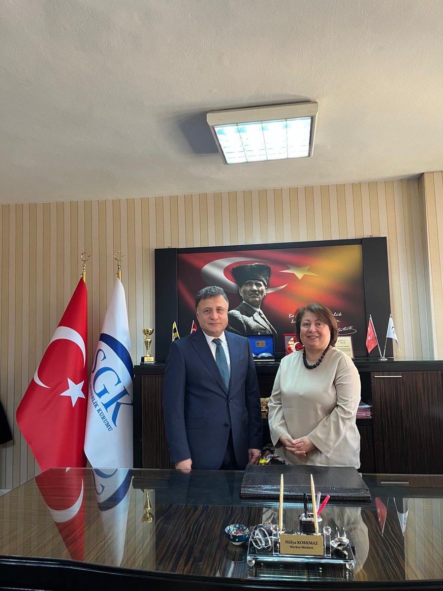 Gaziosmanpaşa SGK Müdürü Hülya Korkmaz’ı ziyaret ettik.