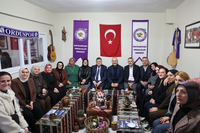 Bayrampaşa Ordulular Derneği yönetimine teşekkür ediyorum.