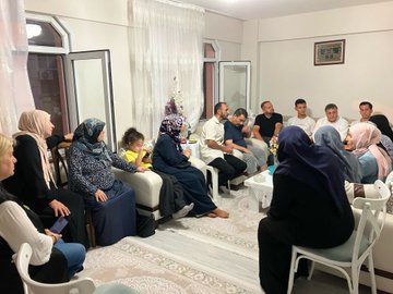 Orta Mahallemizde Altuner ailesine misafir olduk.