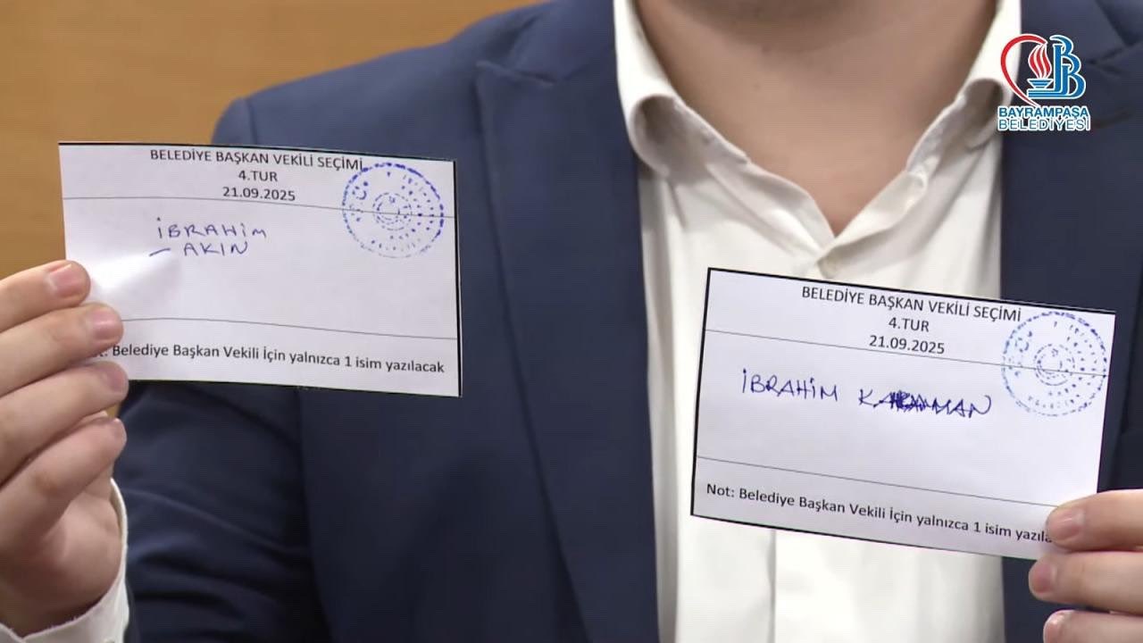 Taraflı Belediye Başkan Vekilliğ seçiminde CHP adayının oyunu...