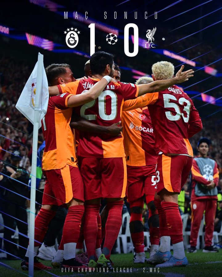 Şampiyonlar Ligi’nde sahaya çıkan temsilcimiz GalatasaraySK, Liverpool karşısında tarihi bir zafere imza attı