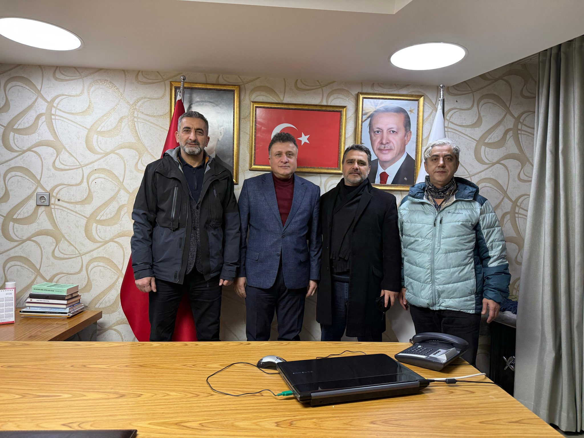 Hayırseverler Camii Kur’an Kursu Yöneticilerini İlçe Başkanlığımızda Ağırladık