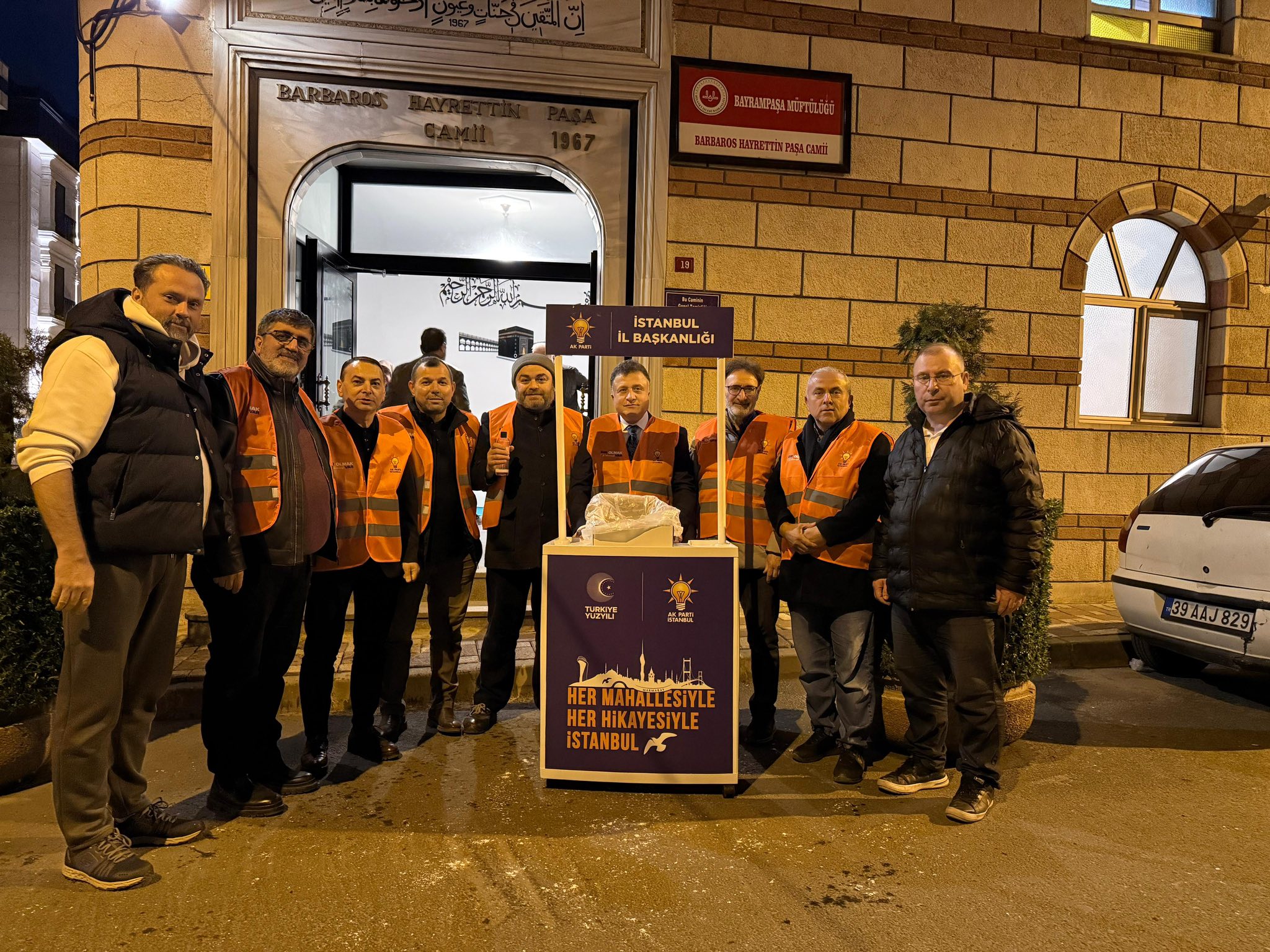 Barbaros Hayrettin Paşa Camii’nde Teravih Buluşması