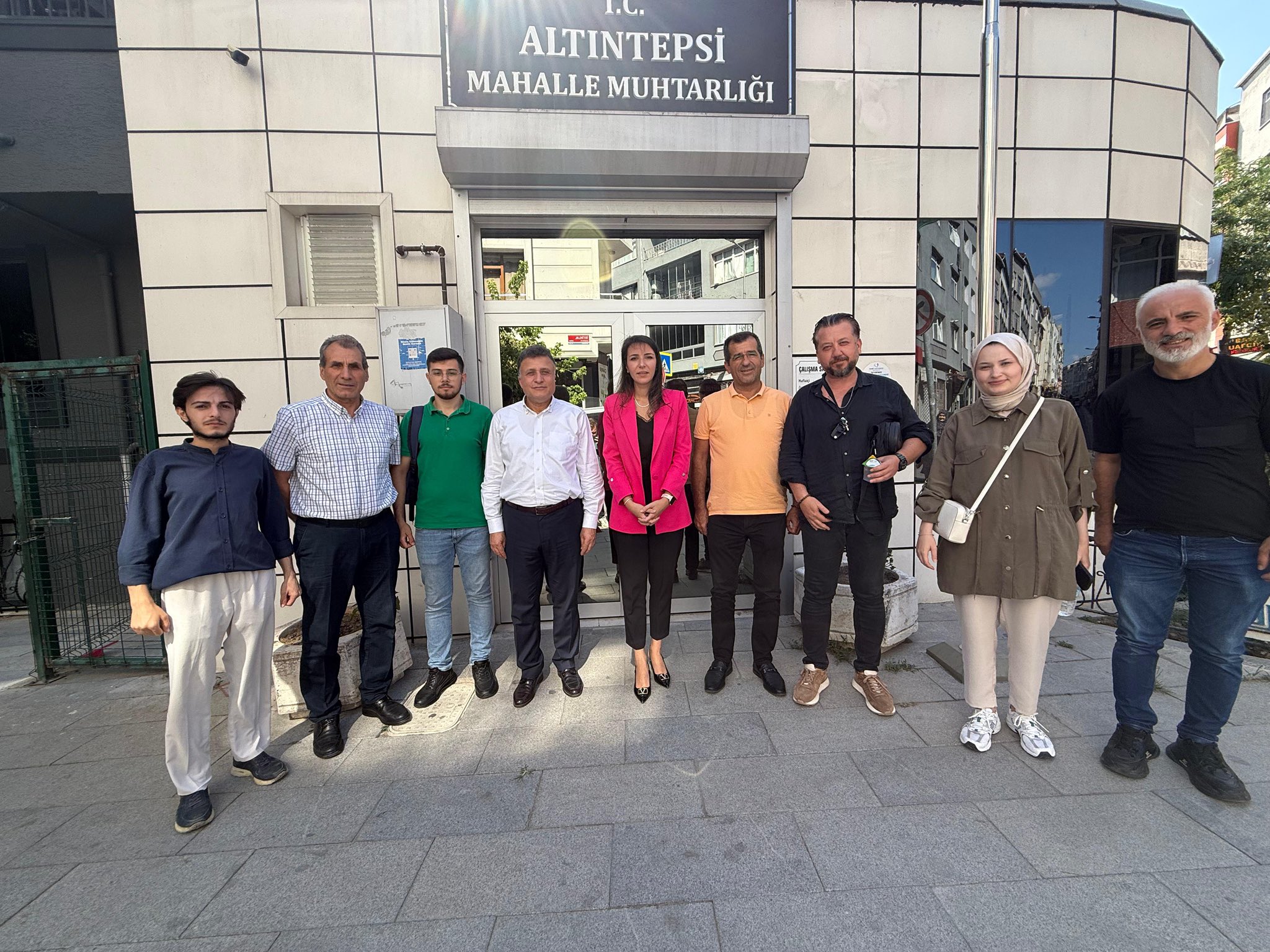 Altıntepsi Mahalle Muhtarımız Sayın Aycan Vatansever'e ziyaret...