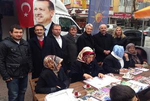 AK Nokta Üye Çalışması Yıldırım Mahallesi'nde Yapıldı